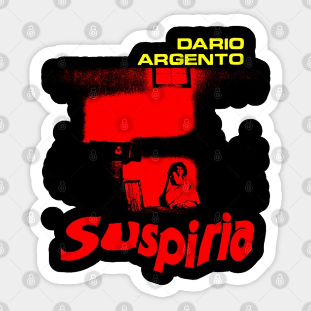 oargento-suspiria shirt Sticker by oeyadrawingshop